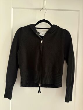 Daisy Street Black Zip Hoodie